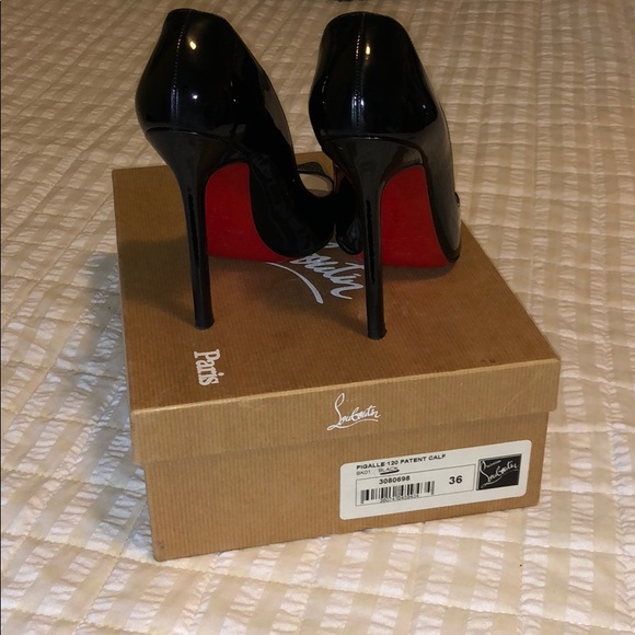 ❤️ Christian Louboutin‼️ Pigalle 120 Patent Heels - Picture 5 of 7